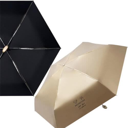 2021 Summer Pocket Mini Umbrella Anti UV Paraguas Sunny Parasol Womens Sun Umbrella Corporation Fold Umbrellas Dropshipping