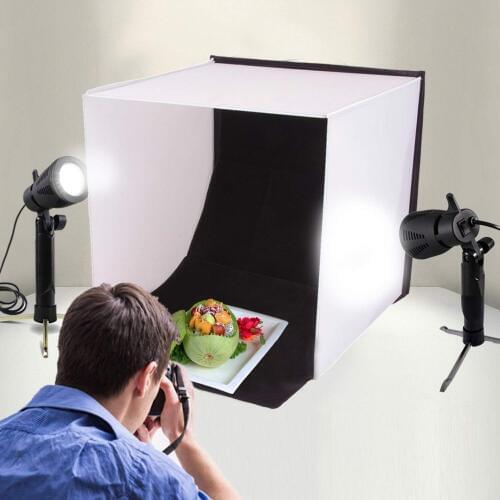 40*40cm Folding Lightbox Table Top Photo Photography Studio Softbox LED Light Photo Studio soft box Shooting Tent Kit
