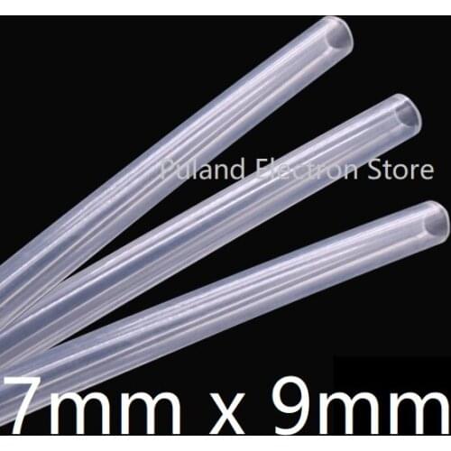 7x9 Silicone Tubing ID 7mm OD 9mm Food Grade Flexible Drink Tubing Pipe Temperature Resistance Nontoxic Transparent