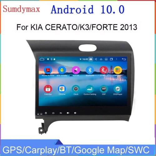 9inch touch screen android10 car multimedia player for kia CERATO K3 FORTE 2013-2016 car radio audio stereo gps navigation DSP
