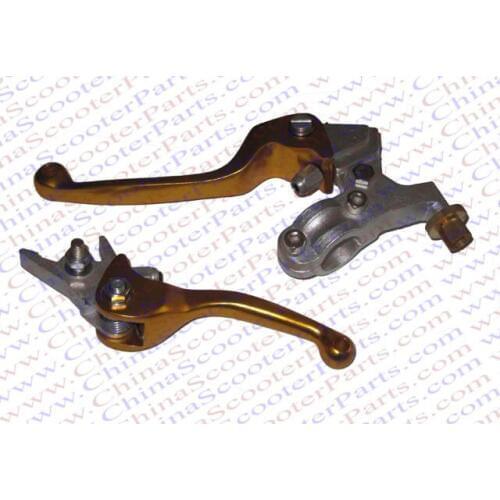 ASV Clutch Brake Lever 50CC 70CC 90CC 110CC 125CC 140CC 150CC 200CC CRF KLX Apollo Xmotos Kaya Dirt Pit Bike Parts Golden