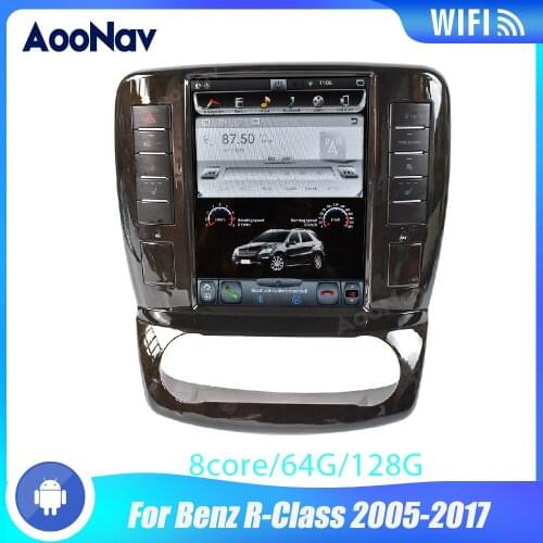 2 Din 128G Car Radio For Benz R-Class 2005-2017 Android System Touch Sceen GPS Navigation Autoradio Multimedia Player