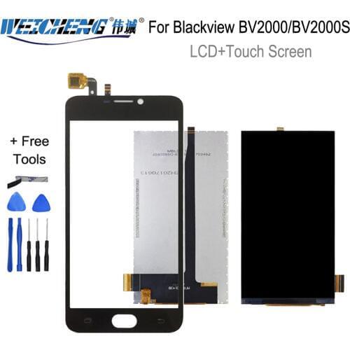 For Blackview BV2000 LCD Display and Touch Screen Digitizer Assembly Repair Parts for Blackview BV2000S BV2000 S+free Tools