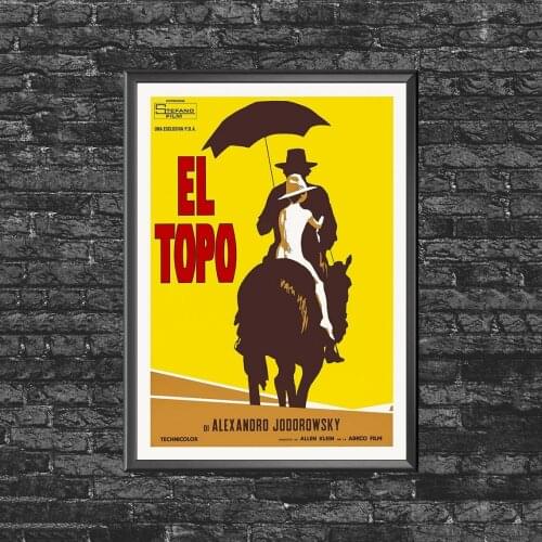 El Topo - Alejandro Jodorowski, Western Movie Poster Wall Painting Home Decoration (No Frame)