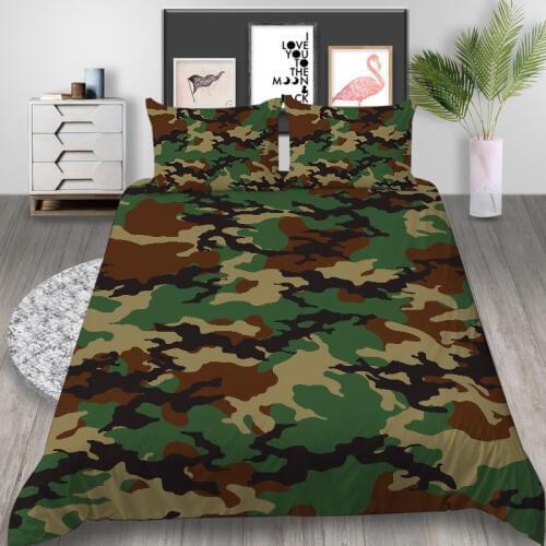 Thumbedding Camouflage Bedding Set King Classic Cool Fashion Duvet Cover Queen Twin Full Double Single Comfortable Bed Set