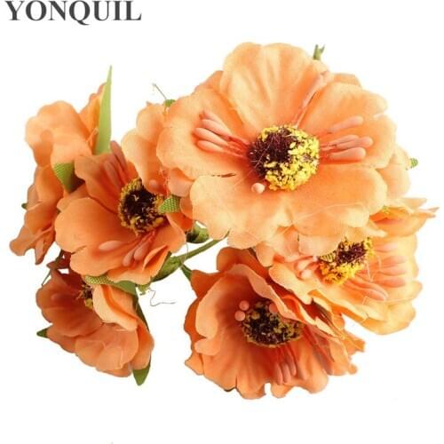 30 PCS/Lot Cheap Silk Daisy Artificial Rose Flowers Bouquet DIY Wedding Decoration Paper Flower For Scrapbooking Flower