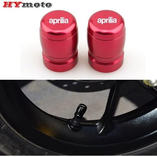 Newest Wheel Tire Valve Stem Caps Airtight Covers For Aprilia RSV4 RSV1000/R Caponord 1200 Dorsoduro 750 Shiver Tuono 1000/R V4R