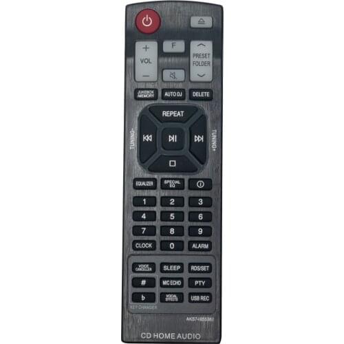 New AKB74955362 Replaced Remote Control Fit for LG Mini Hi-Fi System CKS43F CL65 CLS65F OK55 CK56 CKS57F CK43 OK75