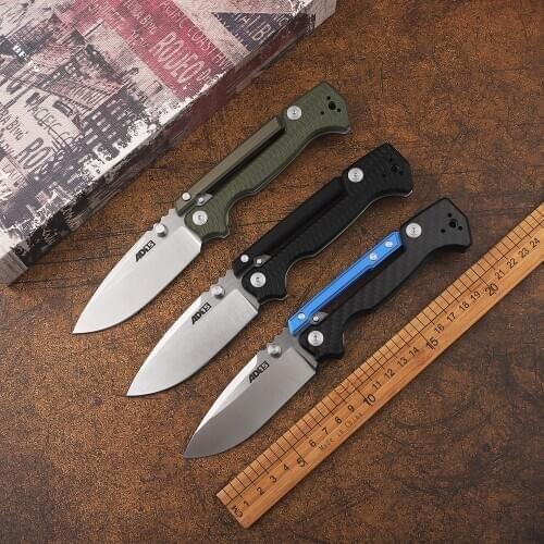 New BEKETEN AD15 folding knife D2 blade G10 aluminum handle tactical outdoor camping hunting fishing survival EDC