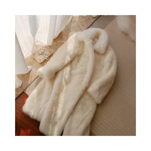 Style New High-end Fashion Women Faux Fur Coat S4455