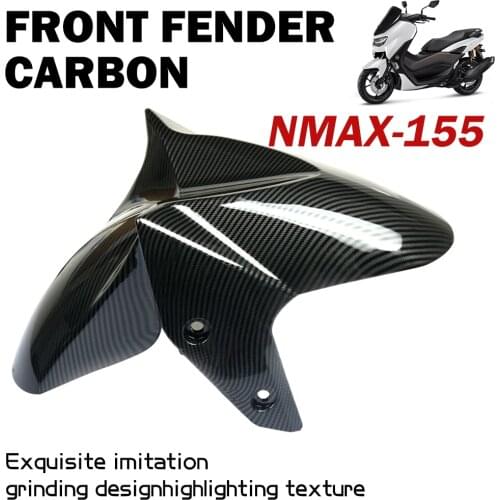 Motorcycle Front Wheel Front Fender Patterned Like Carbon Fiber For YAMAHA NMAX 155 NMAX155 2016-2019