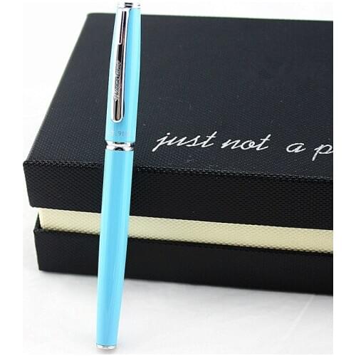 New All metal luxury ink pen high quality Fountain Pen with 0.38 Nib Luxury Fashion Inking Pens for Writing Office Supplies