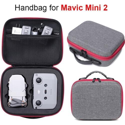 Portable Storage Bag for DJI Mavic Mini 2 Drone Remote Control Accessories Zipper Handbag mini 2 Shockproof Box Carrying Case