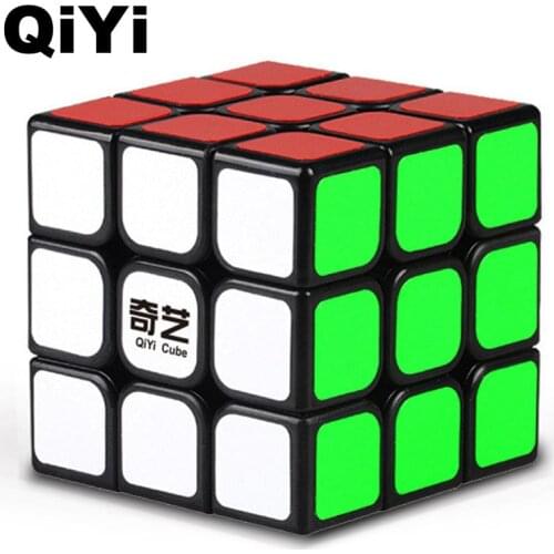 QIYI Magic Cube 2x2x2 3x3x3 4x4x4 Cubo Magico Professional Stickers & Bright Solid Color Puzzle Speed Cube Toys for Children