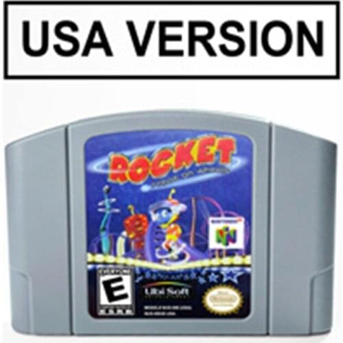 Rocket Robot On Wheels For 64 Bit Game Cartridge USA Version NTSC Format
