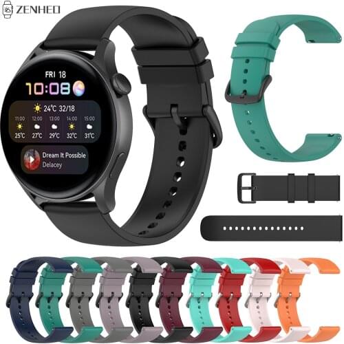 22mm Watch Strap For Huawei Watch 3/3 Pro Replacement Silicone Watchband for Huawei Watch GT GT2 Pro/Honor Magic Watch 2 46mm