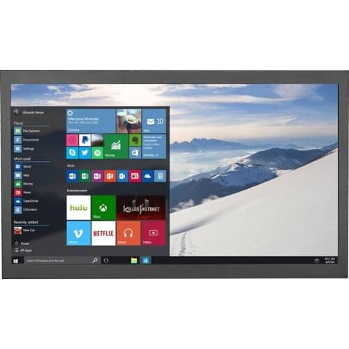 Resistive Touch Monitor 17 Inch Wide Lcd Mount Touch Monitor 1920*1080 with VGA/HDMI/USB Interface