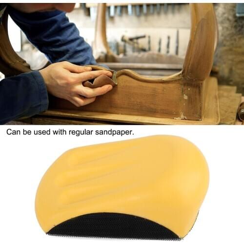 Hand Sanding Block For Hook & Loop Sandpaper Hand Pad Polishing Pad Abrasive Tools Hot