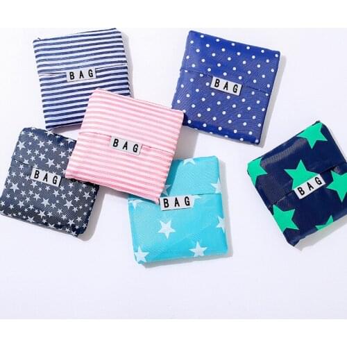 Handbag Top Tote Shoulder Foldaway Storage Travel Kitchen Storage Home Storage Bags Reusable Foldable Shopping Bag Portable