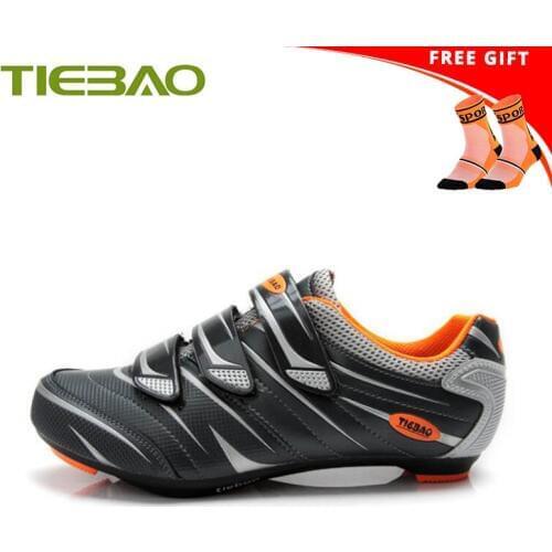 TIEBAO Road Cycling Shoes Men Women Self-locking Breathable Superstar Bicycle Road Pedals Bike Shoes Superstar Original Sneakers
