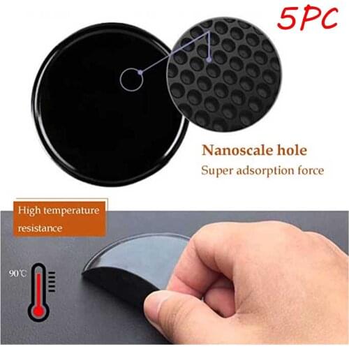 Multifunctional Nano Universal Sticker Kitchen Glass Car Phone Holder For Iphone 6s 11 12 Huawei Xiaomi Phone Holder 5 Pieces