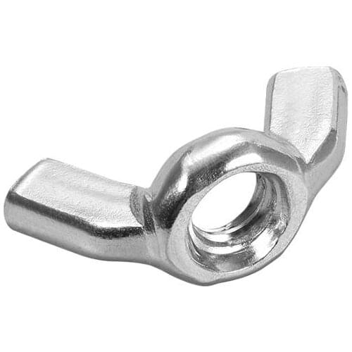 UXCELL 30Pcs Wing Nuts 1/4"-20 M3/6 Carbon Steel Zinc Plated Stainless Steel 304 Hand Twist Tighten Ear Butterfly Nut