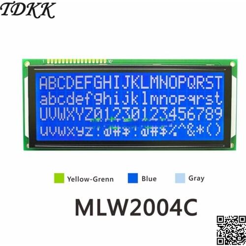 LCD Large-size Character Liquid Crystal Display Module 20X4 Character Module 2004 Parallel Port Screen 5V 2004C