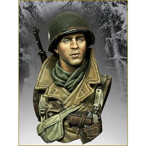 1/10 ancient warrior man bust Resin figure Model kits Miniature gk Unassembly Unpainted