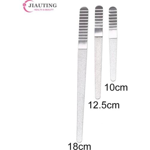 Stainless Metal Steel Nail Files Buffer Sanding Polishing Nail Grinding Blocks Grind Sand Nail Art Pedicure Manicure