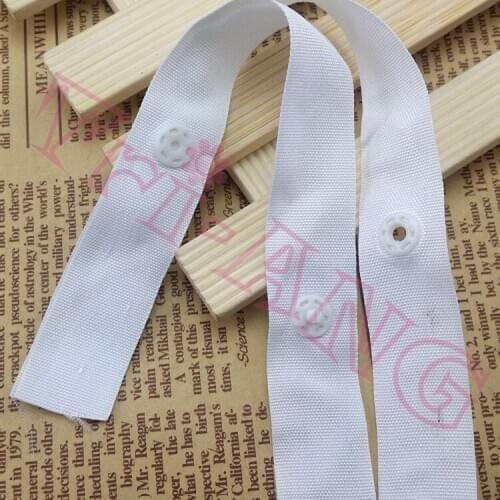 50 yards/lot, Hot sale garment accessories plastic button fastener tape, round snap fastener tape