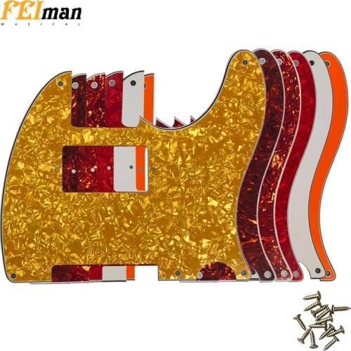 Pleroo Guitar accessories Pickguards For US Standard 5 Screw Holes 52 Year Tele Telecaster With PAF Humbucker Guitar