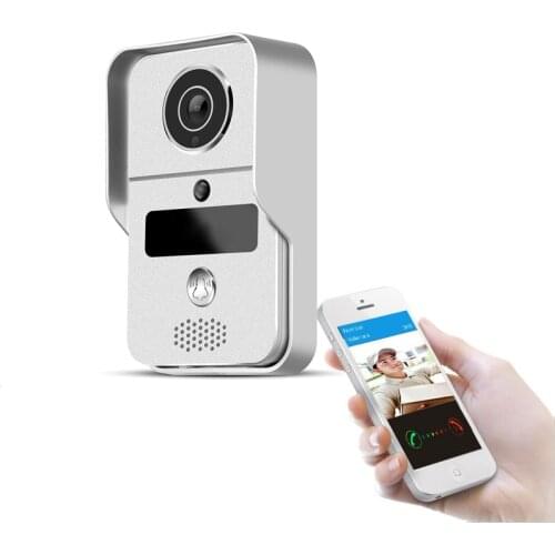 Wireless IP Video Door Bell Video Intercom WIFI Doorbell Camera Night Vision PIR Alarm Unlock Door POE Security Camera
