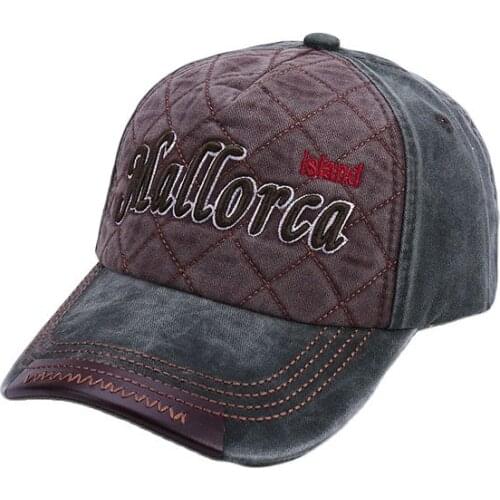 New Casual Men Baseball Cap Embroidery Patchwork For Women Snapback Hat Summer Visor Caps Adult Hip Hop Hats Washed cowboy caps