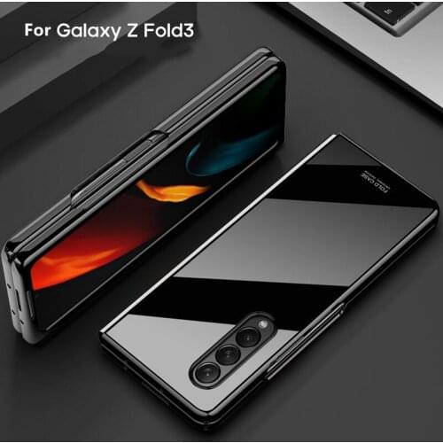 For Cover Samsung Galaxy Z Fold 3 5G Cases Bumper Case For Samsung Z Fold 3 5G Cover For Samsung Z Fold 3 Fold3 5G Fundas 7.6"