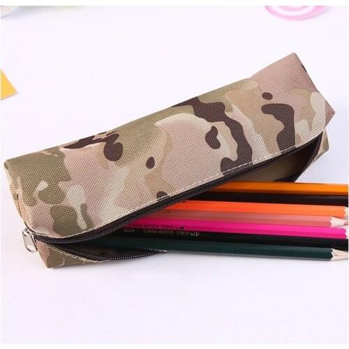 1PCS Camouflage Pencil Bag Students Pencil Cases Stationery Office Supplies