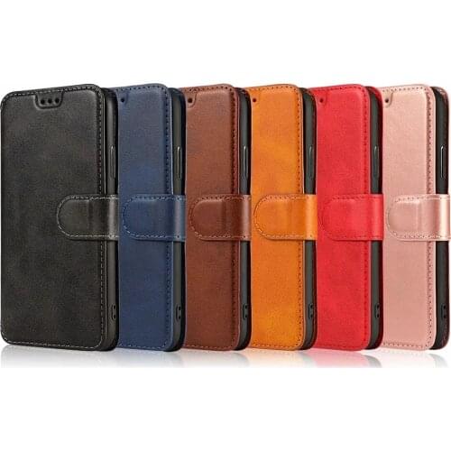 High-quality Leather Wallet Case for Huawei Honor 7A 7C 8C 8X 9X 10 20 V30 Pro Lite Y5 Y6 Y7 Y9 2018 2019 Case