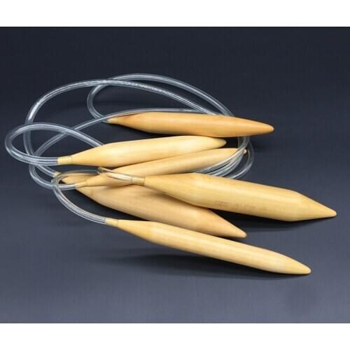 3Pcs Diameter 15mm 20mm 25mm Crochet Hooks Circular Knitting Needles Set Double Pointed Yarn Dyed Sweater Needle