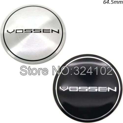 40pcs lots Alloy Wheel center cap cover Car Styling For VOSSEN stickers Emblem for all car diameter 64.5mm Badges