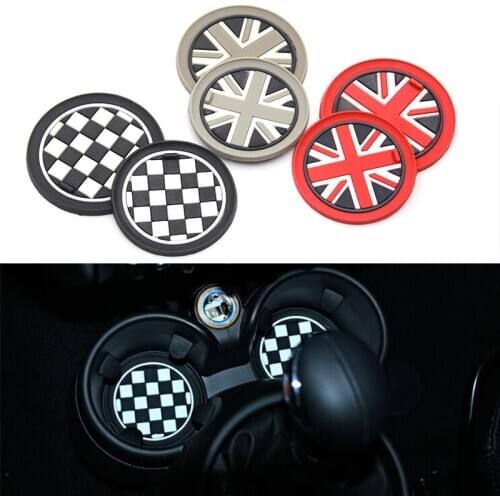 New silica gel car cup anti-slip pad mat for BMW Mini Cooper 2011 2012 2013 accessories