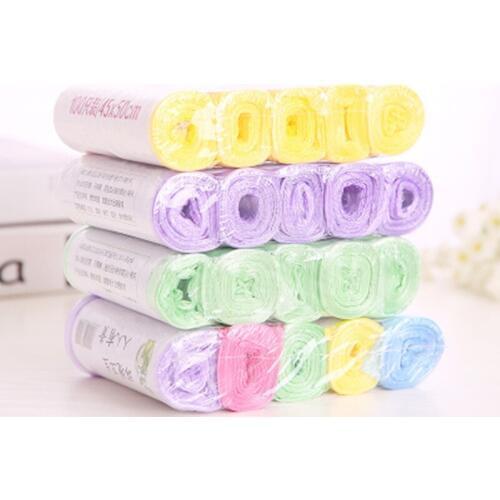 Disposable garbage bags, color point-break garbage bags, kitchen household garbage bags, five-roll garbage bags