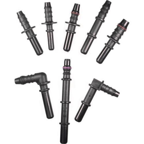 Plastic Auto Parts Fuel delivery system 7.89mm Male Hose Connector,5/16"Plastic Fuel Pipe Adapter