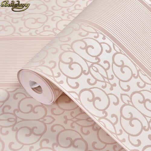 Beibehang Simple rural striped self-adhesive wallpaper thick warm bedroom living room TV background wall self-adhesive wallpaper