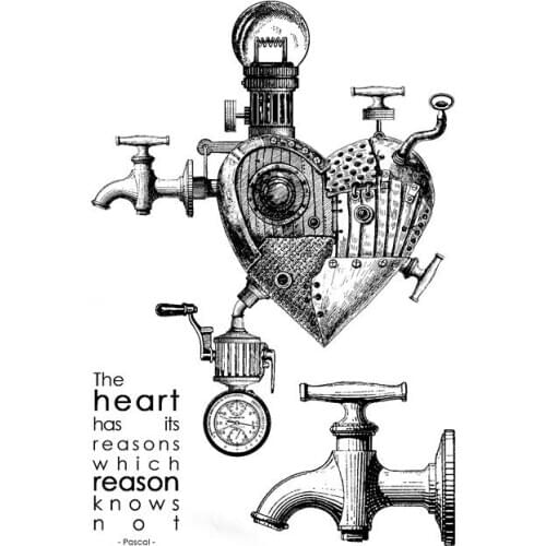 Water tap Clear Silicone Stamp/Seal for DIY scrapbooking/photo album Decorative clear stamp sheets ST0539