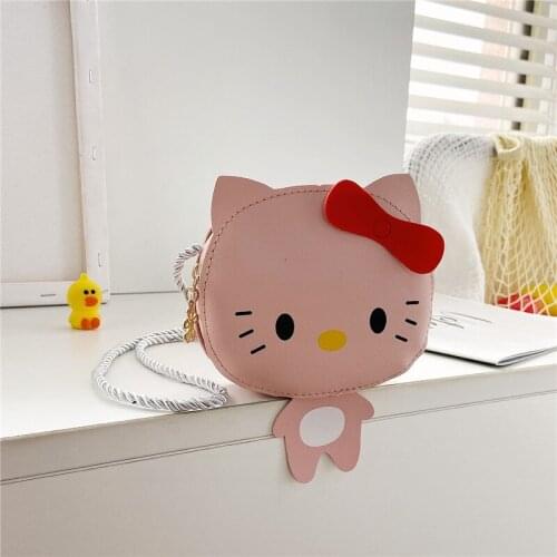 Sanrio Hello Kitty 2021 childrens small bag girl messenger bag baby cute coin purse accessories cartoon cute shoulder bag