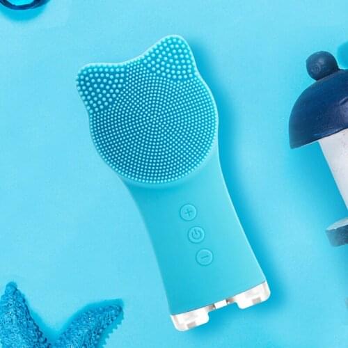 Silicone Facial Cleansing Instrument Electric Cleansing Instrument Pore Cleaning Face Waterproof A7