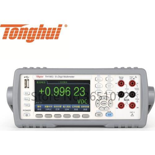 TH1953 5 1/2 Digits Digital Multimeter with Capacitance Measurements 4.3-inch LCD Color Display
