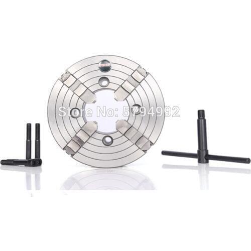 Lathe Chuck 200mm 4Jaw 8" Independent & Reversible Jaw SANOU K72-200 for CNC Drilling Milling woodworking