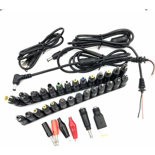 30pcs/Set Universal DC Power Supply Adapter Connector Plug DC conversion head DC jack For laptop Computer AQJG