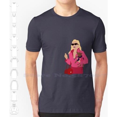 Elle Woods Fashion Vintage Tshirt T Shirts Legally Blonde Brusar Woods Harvard Pink