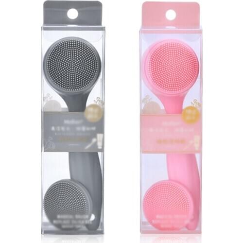 1pcs Silicone Facial Cleansing Brushes Deep Portable Facial Cleanser Washing Brush Blackhead Remover Beauty Face Care Tools